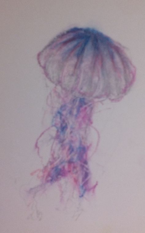 Jellyfish Oil pastels Oil Pastel Jellyfish, Jellyfish Oil Pastel, Jellyfish Art, Oil Pastels, Fish Oil, Art Oil, Jellyfish, Oil Pastel, Soft Pastel