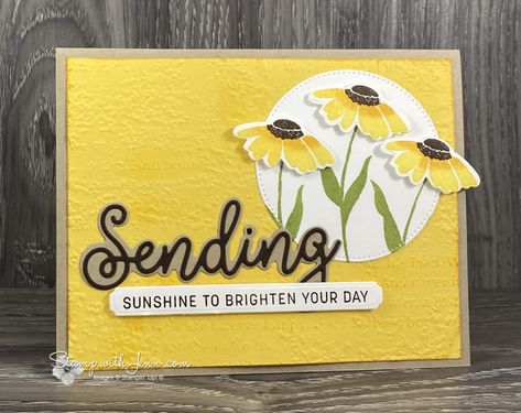 Stampin Up Sending Smiles Card Ideas, Sending Stampin Up Cards, Stampin Up Thank You Cards 2023, Sending Smiles Stampin Up Cards, Sending Smiles Cards, Stampin Up Sending Smiles, Stampin Up Sending, Sending Sunshine, Sending Smiles