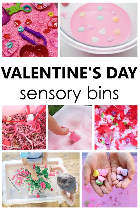 February Sensory Bin Ideas For Toddlers, Tuff Table, Sensory Bins For Preschool, Library Preschool, Valentine Sensory, Toddler Sensory Bins, Valentines Theme, Play Activity, Valentine's Day Crafts For Kids