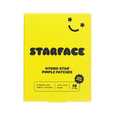 Starface Hydro Star Pimple Patches Mini Pack - 16pc - Shipt Preppy Skincare From Target, Preppy Pimple Patches, Star Acne Patches, Star Face Pimple Patches Hello Kitty, Star Pimple Patches Aesthetic, Pimples Patch, Starface Hydro Stars, Star Face Patches, Star Face Pimple Patches