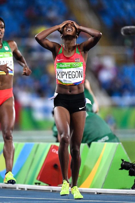 Faith Kipyegon 🥇 1500 Metres • Rio 2016 Olympics #athletics Paris Olympics 2024 Athletes, Faith Kipyegon, Rio 2016 Olympics, 2024 Summer Olympics, 2024 Olympics, Rio Olympics 2016, Athletic Girls, Rio 2016, Sporty Girls