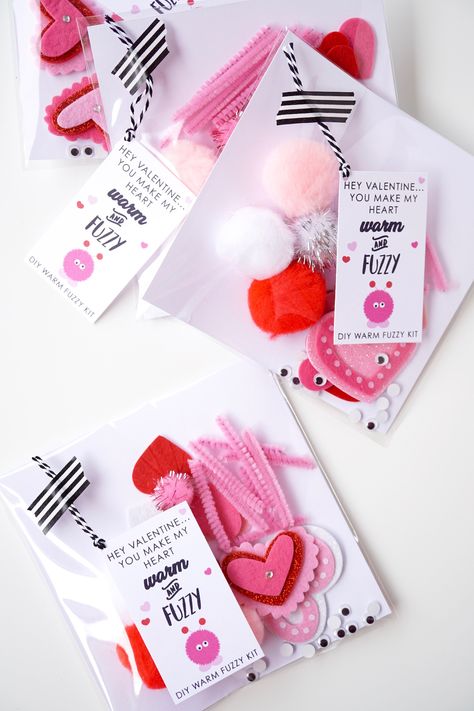 DIY Classroom Valentine Kit Ideas Kid’s Valentines Ideas, Fun Valentines For Kids Classroom, Valentine's Day Favors, Valentine Gift Packaging Ideas, Valentine’s Day Classroom Gifts, Valentines Day Class Gifts, Classroom Valentine Treats, Valentines Class Gifts, Class Valentines Gifts For Kids