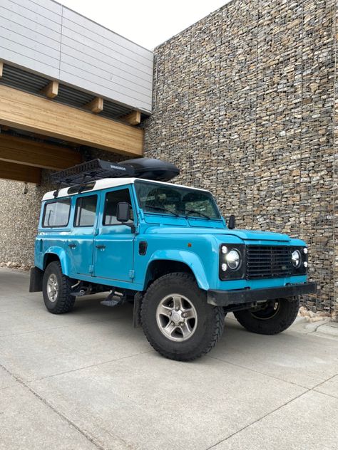 1998 Land Rover Defender 110 300tdi Sold in Canada Land Rover Defender 1990, Land Rover Defender 130, Defender 130, Land Rover Defender 110, Car Inspiration, Defender 110, Marine Blue, Land Rover Defender, Land Rover