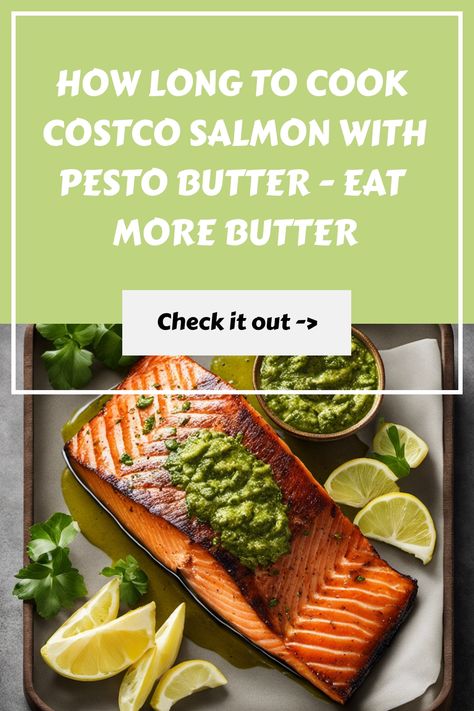 Discover the ultimate secret to perfect Costco salmon with a mouthwatering pesto butter twist. Cook like a pro in no time! Costco Salmon With Pesto Butter, Costco Salmon, Salmon With Pesto, Pesto Butter, Salmon Skin, Homemade Pesto, Spicy Chili, Grilled Salmon, Pan Seared