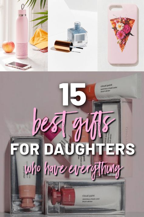 These Christmas gifts for daughters who have everything are the perfect present ideas. Find a great holiday gift for your daughter! #holidaygifts #christmasgifts Gifts For Daughters From Mom, Gifts For Daughter In Law, Valentine Gift For Daughter, Gift Ideas For Daughter, Easy Homemade Christmas Gifts, Gifts For Daughters, Affordable Christmas Gifts, Christmas Gifts For Adults, Christmas Gift Daughter