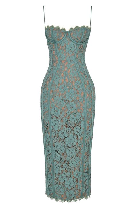 Lace Bodycon Midi Dress, Corded Lace, Midi Cocktail Dress, Midi Length Skirts, House Of Cb, Fall Skirts, Lace Midi, Vestido Casual, Bodycon Midi