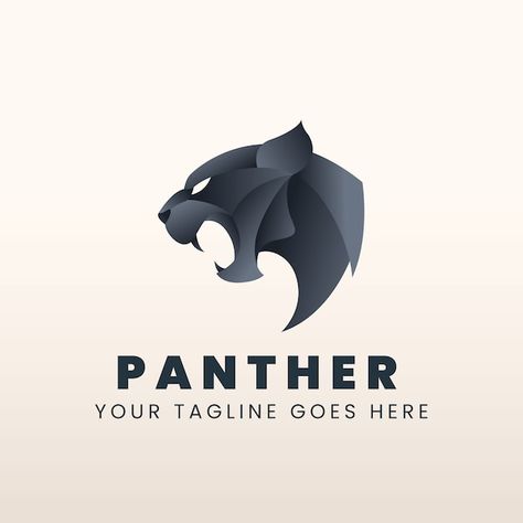 Panther Logo Design Ideas, Panther Logo Design, Panthers Logo, Pantera Logo, Wizards Logo, Logos Vintage, Flat Logo Design, Shark Logo, Panther Logo