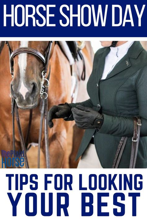 Horse Show Outfits English, Horse Show Tips, Horse Show Hacks, Horse Hairstyles, Horse Braids, Dressage Tests, Equestrian Clothes, Horse Braiding, Horse Showing