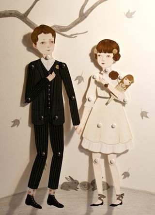 Custom Paper Dolls, Doll Couple, Wow Wow Wow, Stationary Art, Paper Puppets, Wedding Doll, Paper People, Paper Animals, Paper Anniversary