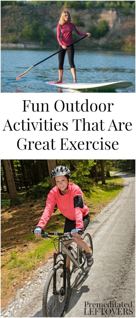 Get exercise in your day while having fun outside! If you are getting bored of your normal workout routine, it may be time to mix it up with some fun outdoor activities that are great exercise! Healthy life idea for the whole family: make fitness a game or at least fun. Outdoor Workout Ideas, Fun Physical Activities For Adults, Physical Activities For Adults, Outdoor Exercise Ideas, Save 5000, Family Activities Kindergarten, Outdoor Activities For Adults, Fun Exercises, Budget Worksheet