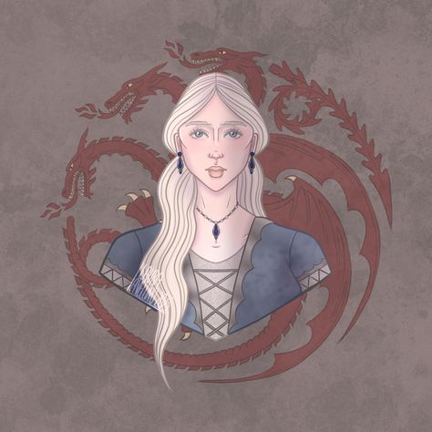 Viserra Targaryen, Targaryen Family Tree, Jacob Collins, The White Princess, Fire And Blood, George Rr Martin, Targaryen Art, Asoiaf Art, Gra O Tron