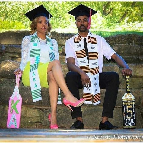 Alpha Kappa Alpha & Alpha Phi Alpha Lyle Love Aka And Alpha Phi Alpha Love, Hbcu Graduation Pictures, Phirst Pham, Hbcu Graduation, Graduation Goals, Ben And Jen, Lyle Lovett, Alpha Alpha, Alpha Phi Alpha Fraternity