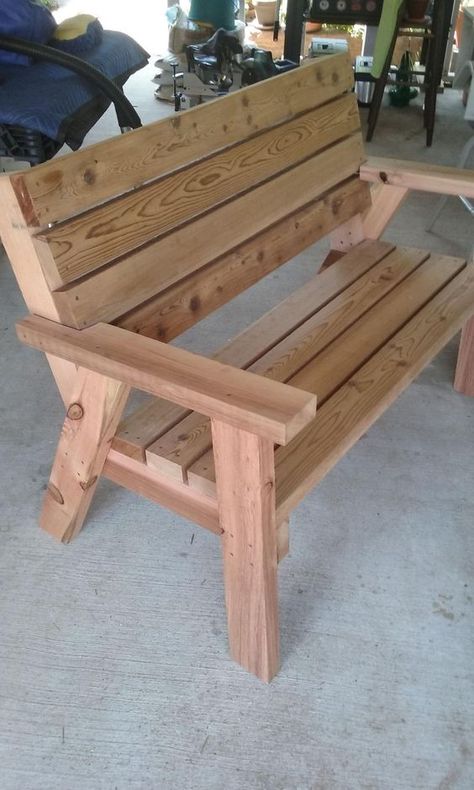 Kursi Outdoor, Backyards Ideas, Garden Bench Plans, Wooden Garden Benches, Pallet Projects Furniture, Wooden Pallet Furniture, Outdoor Furniture Plans, Bench Plans, Pallet Outdoor