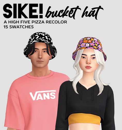 Sims 4 Bucket Hat, Sims 4 Cc Hats, Royal Accessories, Cc Hats, Cc Sims, Sports Caps, Sims 4 Cc Finds, Cc Finds, High Five