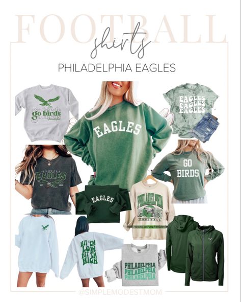 philadelphia eagles shirts for women Diy Eagles Football Shirt, Philadelphia Eagles Tailgate Outfit, Philadelphia Eagles Women Clothing, Eagles Sweatshirt Philadelphia, Philadelphia Eagles Shirt Ideas, Philly Eagles Game Outfit, Eagles Jersey Outfit Women, Philadelphia Eagles Game Day Outfit, Eagles Outfit Philadelphia Women