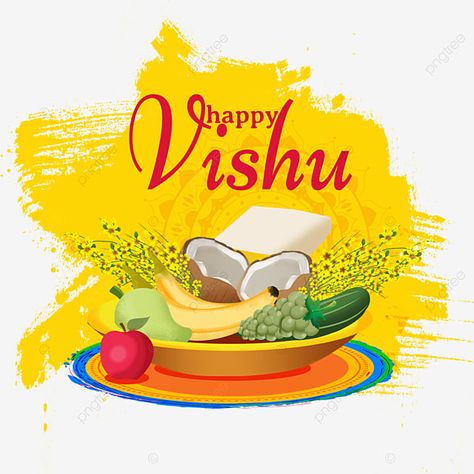 Vishu Poster, Vishu Festival, Brush Png, Parchment Background, Vector Brush, Social Media Buttons, Vintage Brush, Fruit Illustration, Wedding Background