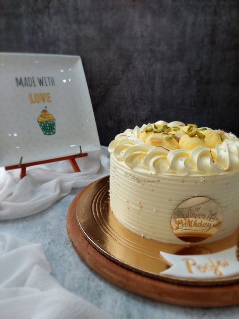 Ras Malai Cake Designs, Rasmalai Cake Designs, Ras Malai Cake, Malai Cake, Rasmalai Cake, Ras Malai, Book Photos, Food Aesthetics, Magic Cake