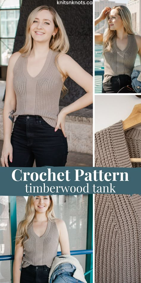 Crochet Tank Top Outfit, Crochet Top Free Pattern, Crochet Tank Top Free, Crochet Blouses, Crochet Tank Tops, Applied Art, Tank Top Pattern, Diy Tops, Crochet Tops Free Patterns