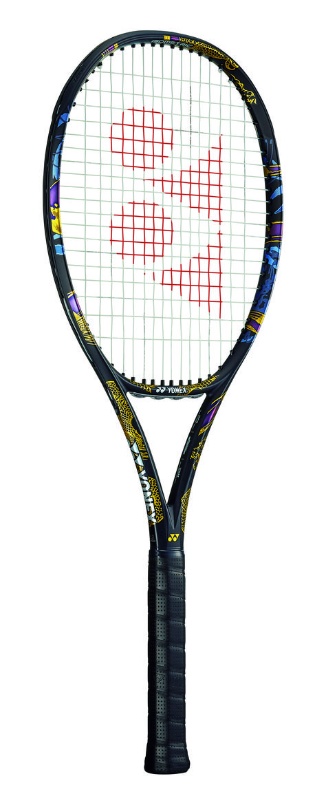 The Yonex Osaka EZONE 98 Tennis Racquet was designed in collaboration with Naomi Osaka and her sister Mari Osaka. The Osaka EZONE is an added cosmetic to the 7th-generation EZONE series, which is crafted for power and comfort. Yonex Tennis, Naomi Osaka, Carbon Fiber Composite, Tennis Racquets, Racquets, Tennis Racquet, August 25, Round Frame, Mesh Material