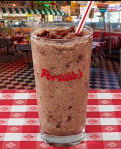 Portillos Chocolate Cake Shake, Portillos Chocolate Cake, Chocolate Cake Shake, Homemade Milkshake Recipe, Cake Shake, Homemade Milkshake, Chicago Trip, Famous Chocolate, Milkshake Recipe