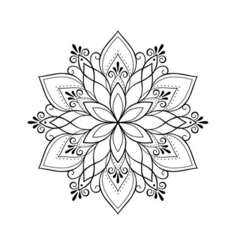 Geometric Mandala Tattoo Design Pattern, Mandala Drawing Tattoo, Mandala Pattern Tattoo, Geometric Mandala Tattoo Stencil, Mandala Dotwork Tattoo Design, Mandela Tattoo Design, Mandala Tattoo Sleeve Women, Tattoo Design Mandala, Mandala Outline