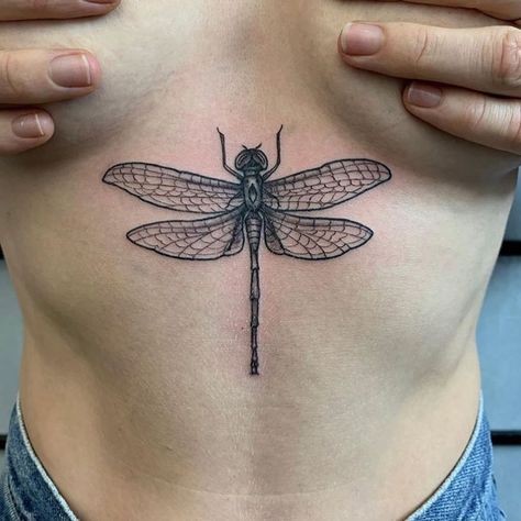 Dragonfly Tattoo Ideas, Lennox Head, Dragonfly Tattoo Design, Sternum Tattoo, Dragonfly Tattoo, Rock Of Ages, Dream Tattoos, Dope Tattoos, Little Tattoos