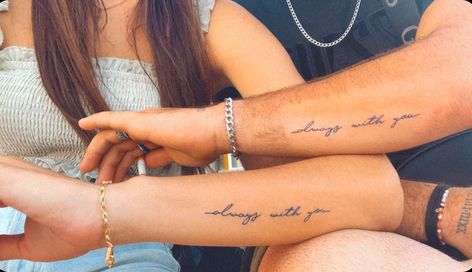 It Was Always You Tattoo, Partner Tattoos, Tattoo Set, Always You, Tattoos And Piercings, Infinity Tattoo, Tattoo Quotes, Piercings, Tattoos