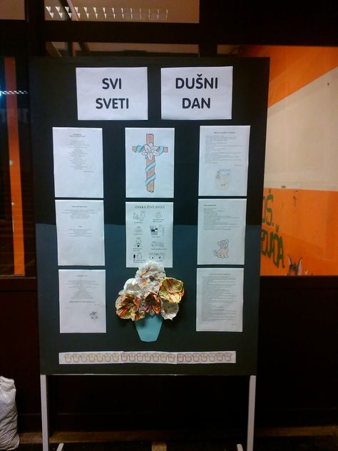 All saints, all souls day,  svi sveti, dušni dan Svi Sveti, Souls Day, All Souls Day, All Souls, School Bulletin Boards, Board Ideas, Sunday School, All Saints, Bulletin Boards