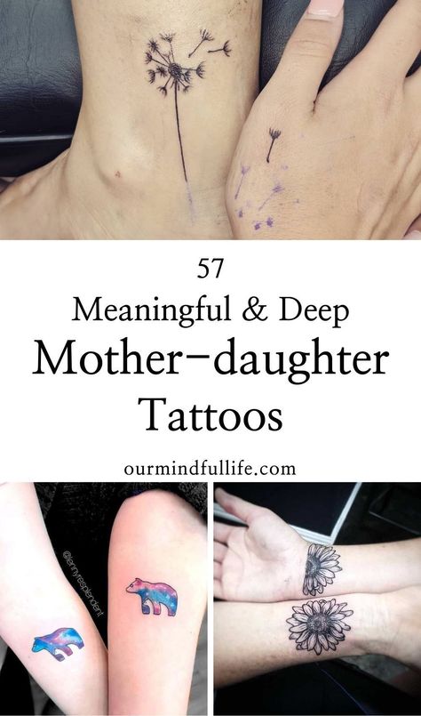 Small Tattoo Ideas Mom And Daughter, Mother Daughter Tattoos 3 Daughters, Mom And Daughter Tatoos Ideas, Tattoo For Moms With Daughters, Tattoos About Daughters, Mother Daughter Daughter Tattoos, Mother Daughter Tattoos Fairy, Mother Daughter Tattoos With Meaning, Step Mom Daughter Tattoos