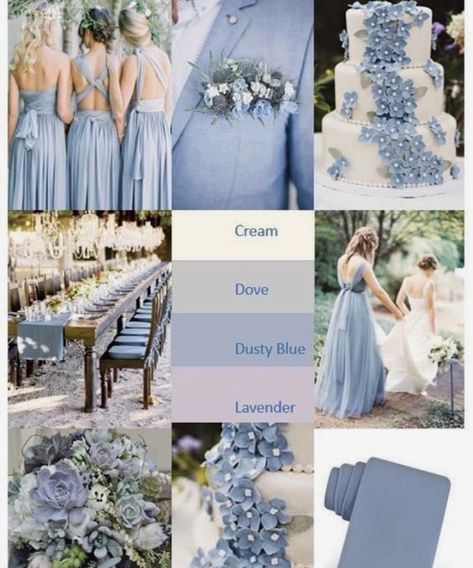 Wedding Color Palette Summer, Gaun Abad Pertengahan, Baju Kahwin, Wedding Color Palettes, Wedding Themes Summer, Wedding Ceremony Ideas, Gray Wedding, Summer Wedding Outdoor, Blue Themed Wedding