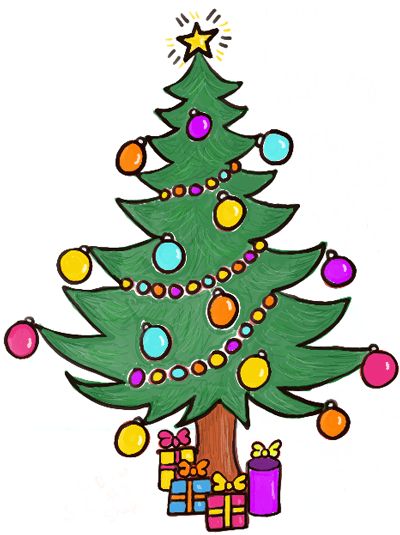 How to Draw a Christmas Tree with Gifts & Presents Under it X Mas Tree Drawing For Kids, Art Sketches Faces, Christmas Tree Drawings, Christmas Present Drawing, Sketches Faces, Draw A Christmas Tree, X'mas Card, How To Draw Art, Christmas Presents For Boys