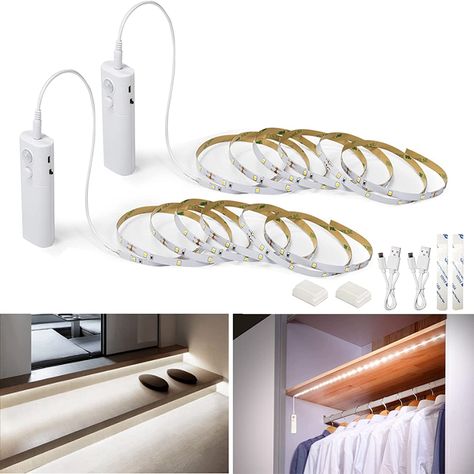 Battery Operated Closet Lights, Led Closet, Closet Lights, Led Closet Light, Under Counter Lighting, Led Cabinet Lighting, Cupboard Cabinet, Closet Lighting, Cabinet Bed