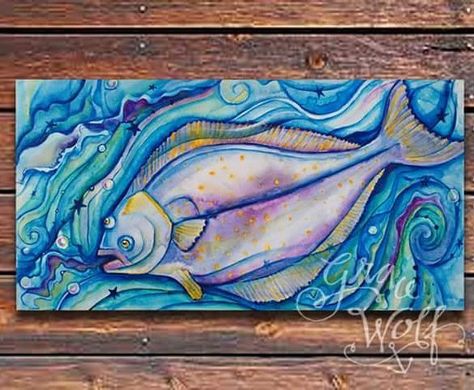 Sip N Paint, Fish Art, Artist Art, Art Quilts, Stretched Canvas, Alaska, Starry Night, Stretch Canvas, Acrylic Painting