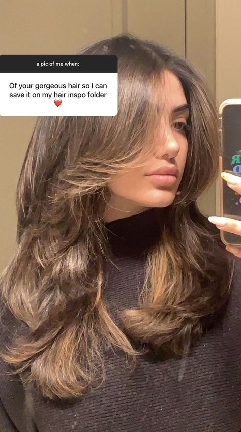 Haircut Thick Hair, Wolfcut Hair Long, Dreamy Aesthetic, Hairstyles For Layered Hair, Haircuts For Wavy Hair, Peinados Fáciles Para Cabello Corto, Haircuts Straight Hair, Hairdo For Long Hair, Hairstyles Easy