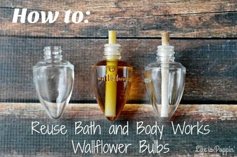 Bath And Body Works Wallflowers, Reuse Candle Jars, Candle Reuse, Bath Body Works Lotion, Bath Body Works Candles, Bath And Body Works Perfume, Bath Candles, Bath Body Works, Air Freshener