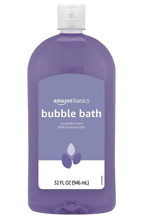 One 32-fluid ounce bottle of lavender bubble bath Soothing bubble bath with essential oils Revitalize and refresh with Lavender Bubble Bath Enhances your bath experience and helps promote relaxation Lavender Scent Alexa voice shopping enabled: to place your next order, just say, “Alexa, reorder Amazon Basics Lavendar Bubble Bath" Satisfaction Guarantee: We're proud of our products. If you aren't satisfied, we'll refund you for any reason within a year of purchase Lavender Bubble Bath, Kids Bubble Bath, Energy Powder, Energy Drink Mix, Coconut Bath, Foaming Bath, Spa Night, Bath Gift Set, Amazon Basics