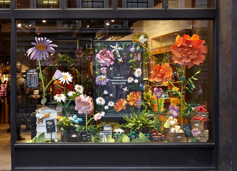 Self Preserving - Portfolio | Owen Gildersleeve Spring Window Display, Graphics Board, Spring Window, Board Shop, Shop Sign Design, Bouquet Gift, Plant Shop, Window Ideas, Florist Shop