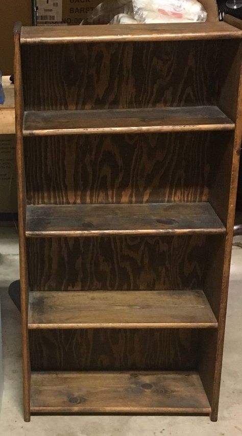 This repurposed bookshelf was the perfect statement piece for my home office renovation.  #DIY #Repurose #Bookshelf #Home Repurposed Bookshelf, Home Office Renovation, Old Bookshelf, Old Bookshelves, Bookshelf Home, Hometalk Diy, Renovation Diy, My Home Office, Office Renovation