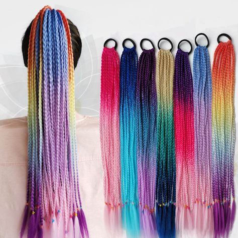 Wig Ponytail, Wig Headband, Braid Rope, Hair Braider, Twist Braid, Boho Festival Fashion, Band Hair, Ponytail Hair Extensions, Braids With Extensions