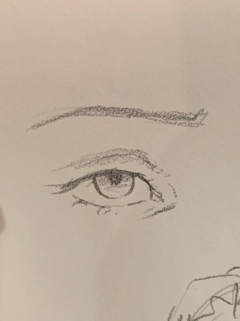 How To Draw Eyes On Small Face, Random Drawings, Draw Realistic, Drawings Ideas, Animation Art Sketches, Really Good Quotes, Tokyo Ravens, Art Tutorial, Art Tutorials Drawing