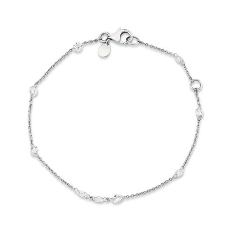 Elegant Silver Heart-shaped Tennis Bracelet, Elegant Sterling Silver Diamond-cut Bracelet In Diamond White, Luxury Timeless Sterling Silver Diamond-cut Bracelet, Logan Hollowell, Diamond Bracelet, Bracelet