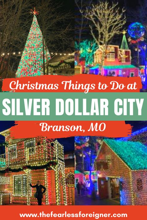 Have Yourself an Old Time Silver Dollar City Christmas in Branson, MO - The Fearless Foreigner Branson Christmas Vacation, Branson Missouri Vacation Things To Do Winter, Branson Christmas, Branson Missouri Vacation, Missouri Vacation, Branson Vacation, Missouri Travel, Christmas Things To Do, Old Time Christmas