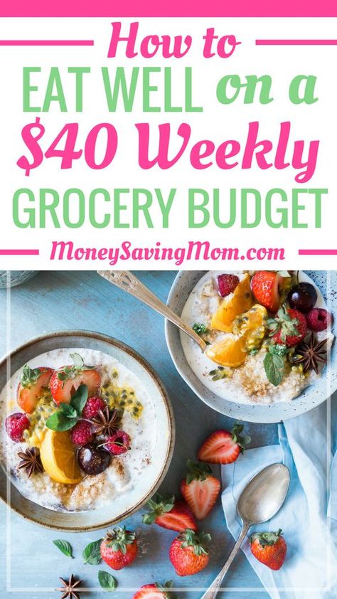 You can eat well on a low grocery budget, and this post shows you how! It's really possible! This list of 20 tips is SO helpful -- especially for someone who lives alone and is trying to eat really healthy! Poverty Meals, Eating Cheap, Mom Organization, Frugal Food, Frugal Recipes, Weekly Grocery, Sample Menu, Kids Meal, Grocery Budget