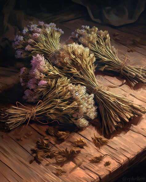 Healer Magic Aesthetic, Herbalism Kit Dnd, Medieval Healer Aesthetic, Fantasy Apothecary Art, Fantasy Botanist, Fantasy Herbalist, Fantasy Healer Aesthetic, Medieval Healer, Dnd Apothecary