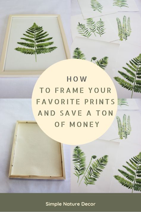 How To Frame Your Favorite Prints and Save A Ton Of Money: Learn how to frame your own prints and save a ton of money. #framing #diy #printsproject Simple Rustic Decor, Rustic Room Decor, Art Projects For Adults, Diy Budget, Rustic Room, Blogger Inspiration, Diy Artwork, Craft Rooms, Diy Projects On A Budget