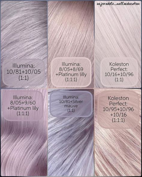 Platinum Lily Hair, Pastel Hair Colors, Lavender Hair Colors, Wella Hair Color, Redken Hair Color, Icy Blonde Hair, Blonde Fashion, Redken Hair Products, Hair Toner