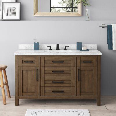 Bathroom Vanity 48 Inch Single Sink, Wood Bathroom Vanity With Wood Floor, 48 Inch Wood Bathroom Vanity, 48 In Vanity Bathroom, 48" Bathroom Vanity Ideas, 48 Inch Bathroom Vanity Single Sink Wood, 48 Bathroom Vanity, Single Vanities, 48" Vanity Single Sink