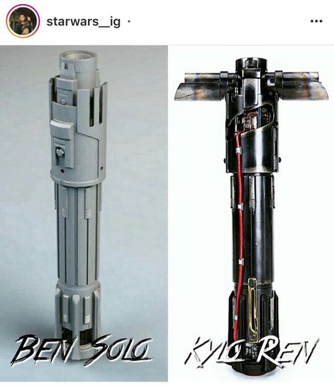 Kylo Ren Lightsaber, Lightsaber Design, Sabre Laser, Star Wars Light, Lightsaber Hilt, Ben Solo, Star Wars Light Saber, Jedi Knight, E Mc2