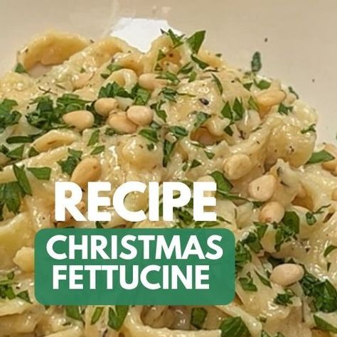 Vegan Food | London 🌱 on Instagram: "CHRISTMAS FETTUCINE 🎄🍝 If you’ve seen The Holiday, you’ve also probably had the urge to eat this dish over the festive period so I decided to bring it to life as I imagine it! 🍝 Ingredients 450g fettuccine 1 tsp olive oil 2 tbsp butter (I used flora) 4 tsp minced garlic 1 large shallot, chopped 50ml dry white wine (I used savvy b) 350ml cream (I used oatly) 2 tbsp cream cheese (I used Philadelphia) 100g parmesan (I used violife) 2 tbsp nutritional yeast Black pepper ½ tsp nutmeg 1 tsp rosemary 1 tsp thyme 2 tsp miso paste Squeeze of lemon juice Fresh parsley Pine nuts Method - Cook your pasta according to instructions - Add olive oil and butter to a pan on a medium heat and let it melt - Add your garlic and let it cook for a minute - Then add shall Christmas Fettucine, Miso Paste, Dry White Wine, Instagram Christmas, Nutritional Yeast, Pine Nuts, Fresh Parsley, Shallots, Vegan Food