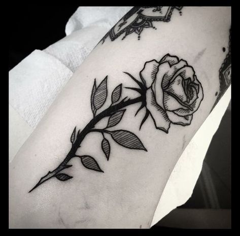 |#tattoo #handtattoo #tattoos #rosetattoo #tattoorose 721 Blackwork Rose Tattoo Design, Rose Web Tattoo, Rose Tattoo Patchwork, Edgy Rose Tattoo, Grunge Rose Tattoo, Nadja Tattoo, Rose Tattoo Men Forearm, Blackwork Rose Tattoo, Flower Tattoo Men